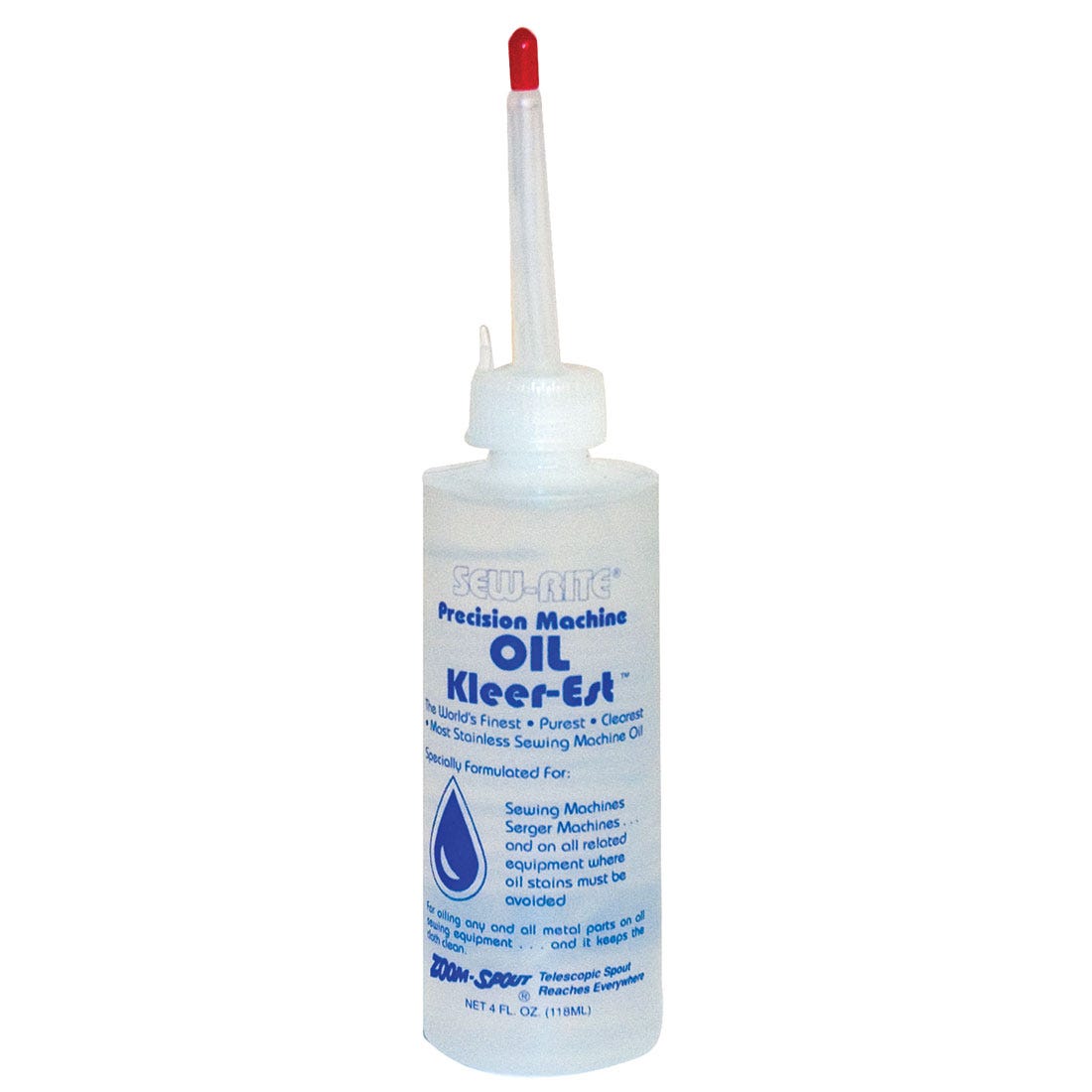 Zoom Spout Oiler with Clear Oil - 4 oz