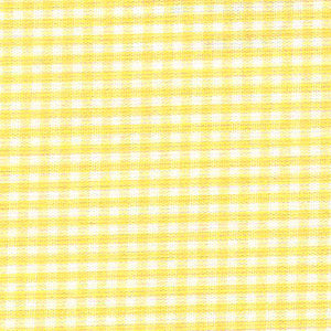 Yellow Gingham Fabric – 1/16″
