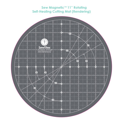 SewTites 11" Rotating Sew Magnetic Self-Healing Cutting Mat