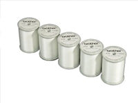 Brother, Babylock Embroidery Bobbin Thread - White (box of 5 spools) 1200 yds/60 wt