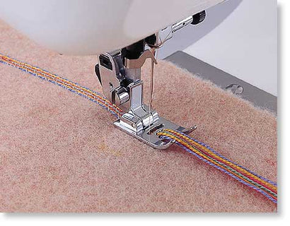 Brother, Babylock 7 mm Cording Foot with 7 holes for horizontal