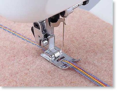 Brother, Babylock 7 mm Cording Foot with 5 holes for horizontal