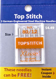 KLASSE TOPSTITCH 5PK SZ 80/12