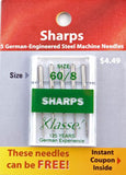 KLASSE SHARPS 5PK SZ 60/8