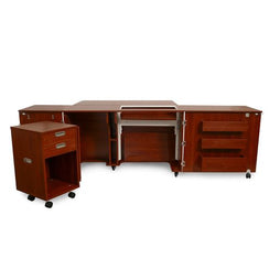 Aussie 2 Kangaroo Sewing Cabinet Teak