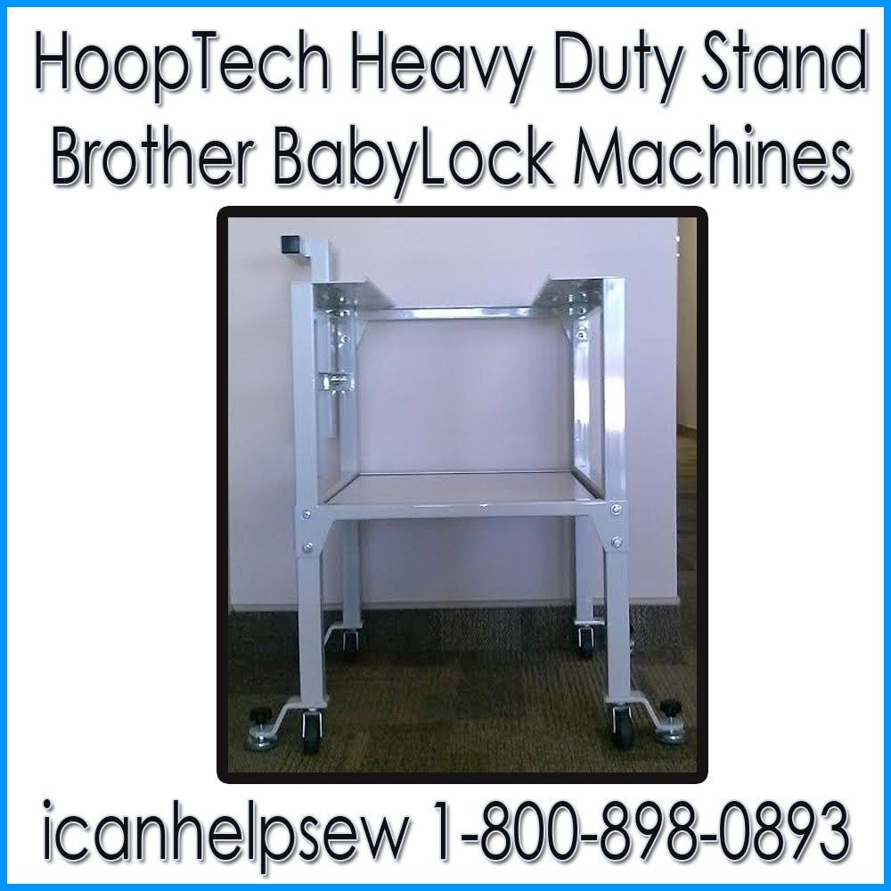 Hoop Tech Heavy Duty Embroidery Machine Stand Brother PR Embroidery Machines