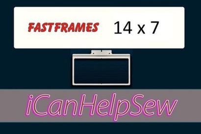 Fast Frames Brother PR 1000 Embroidery Hoop 14 x 7 Add on Hoop