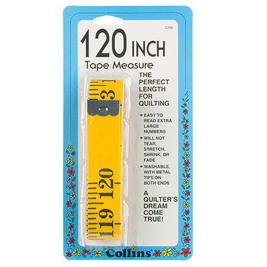 120 Inch Tape Measure - Great for quilting - iCanHelp Notions!