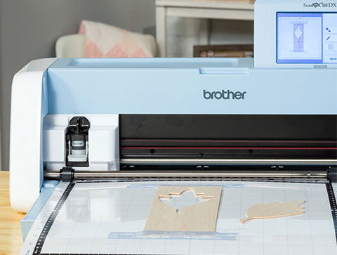 Brother Electronic Cutting Machine with Built-in Scanner in Grey and Aqua