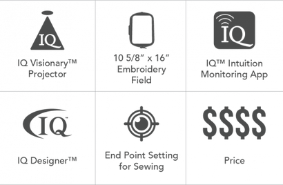 Baby Lock SOLARIS VISION Sewing, Embroidery, and Quilting Machine