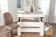 Height Adjustable Center Sewing and Craft Table