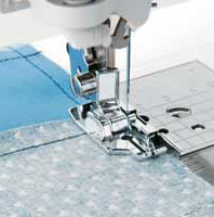 Brother, Babylock 1/4" Piecing Foot with Guide