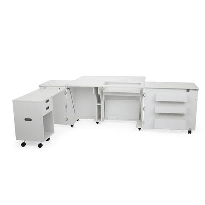 Aussie 2 Kangaroo Arrow Sewing Cabinet White
