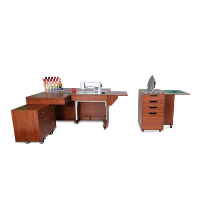 Kangaroo & Joey ll Sewing Cabinet with Kiwi