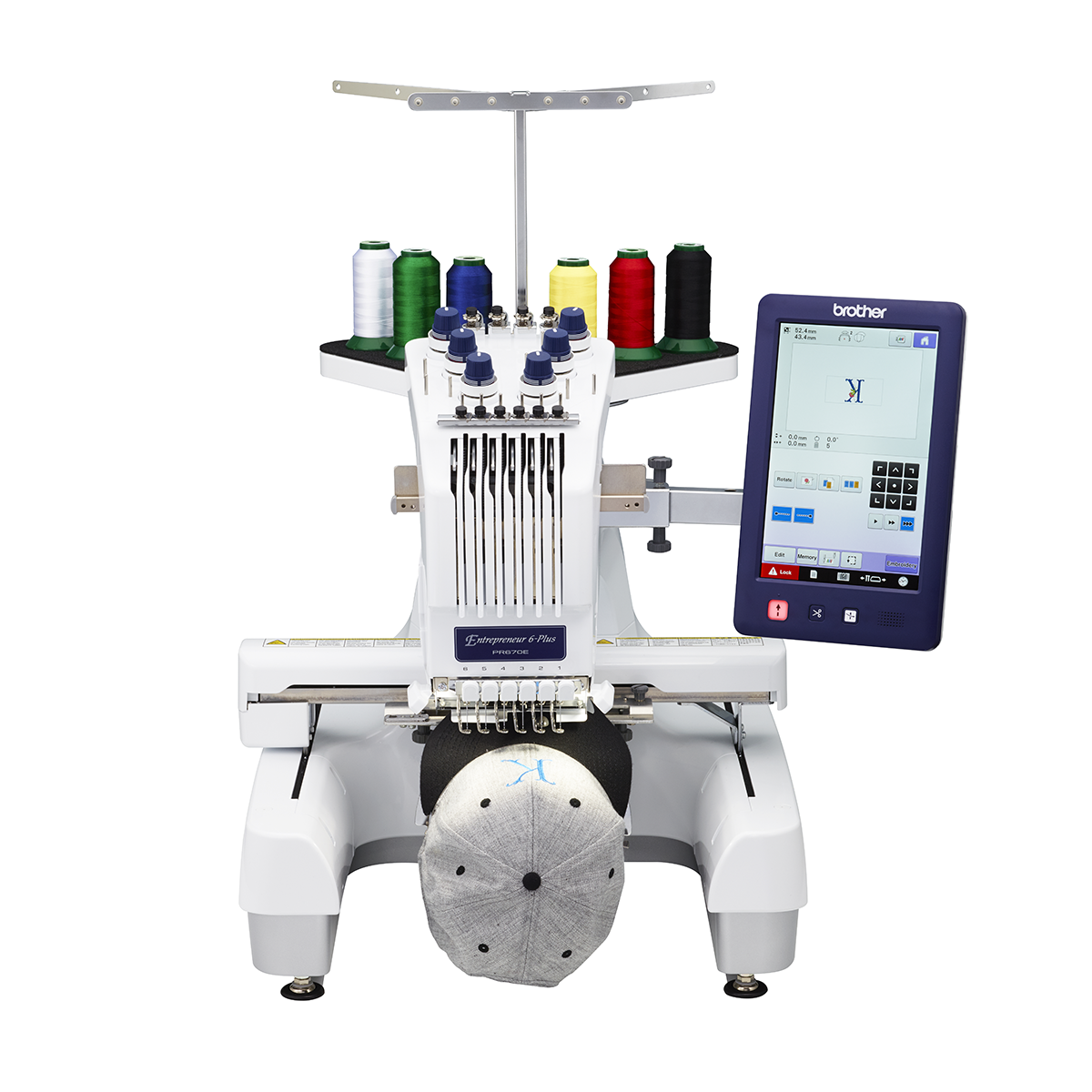 PR670EC 6 Needle Embroidery Machine iCanHelpSew