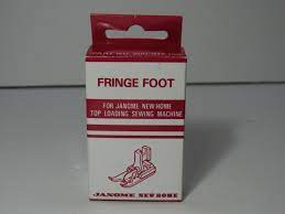 Janome Fringe Foot (top loading machines)