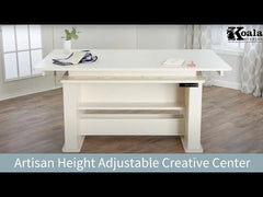 Height Adjustable Center Sewing and Craft Table